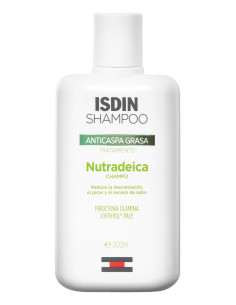 ISDIN SHAMPOO ANTICASPA NUTRADEICA GRASA  1 ENVASE 200 ML
