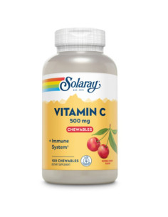 SOLARAY VITAMIN C 500MG 100 COMP MAST CEREZA