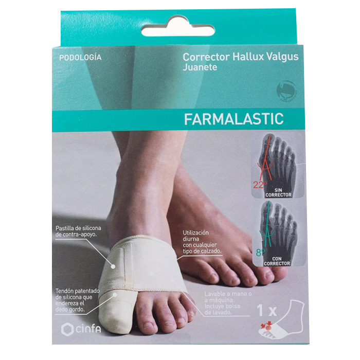 Almohadilla plantar - farmalastic feet calzado cerrado (talla mediana)