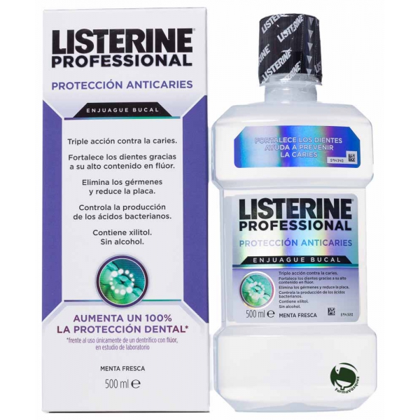 LISTERINE PROFESIONAL PROTECCION ANTICARIES  500 ML